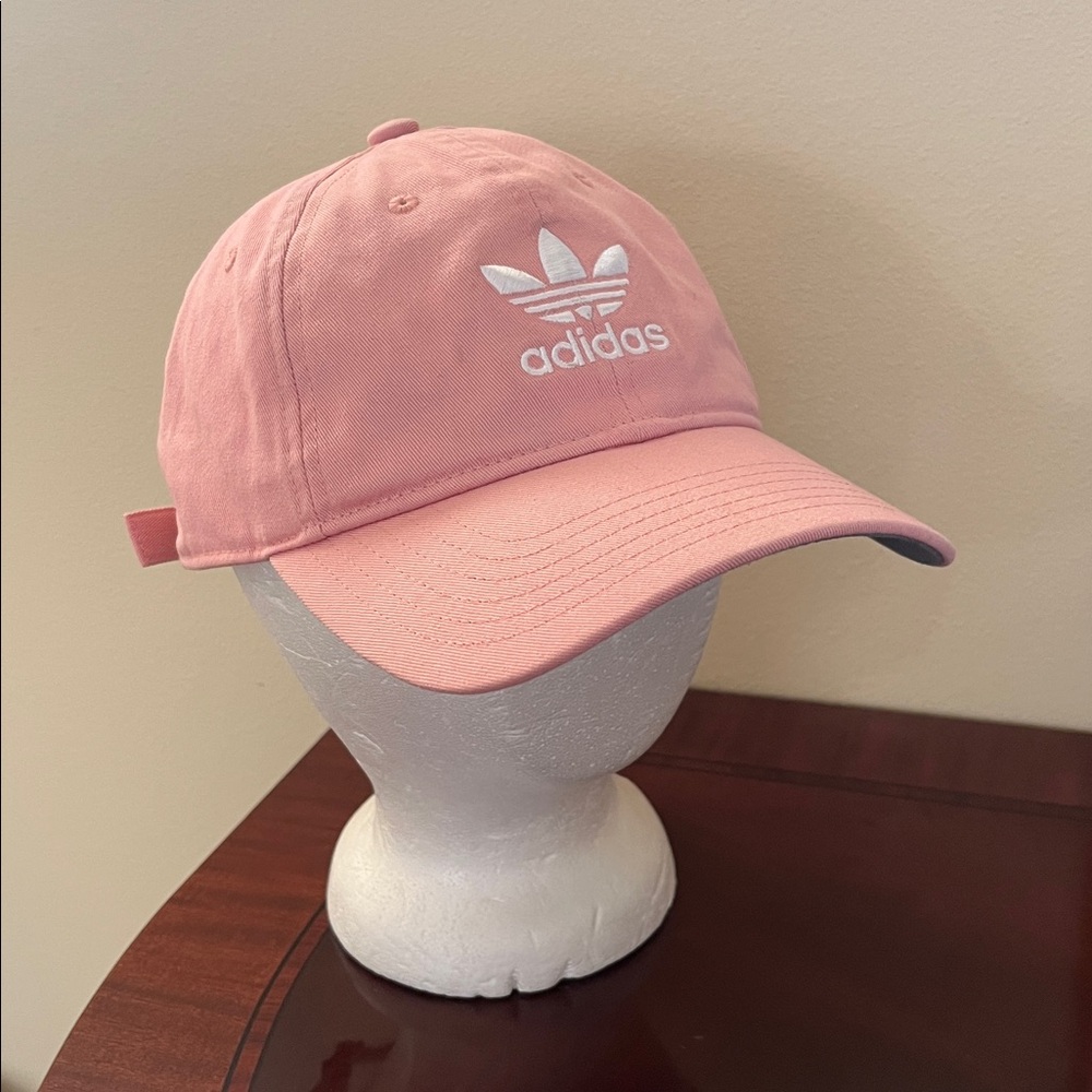 Adidas Dusty Pink Ball Cap with White Logo, OSFW